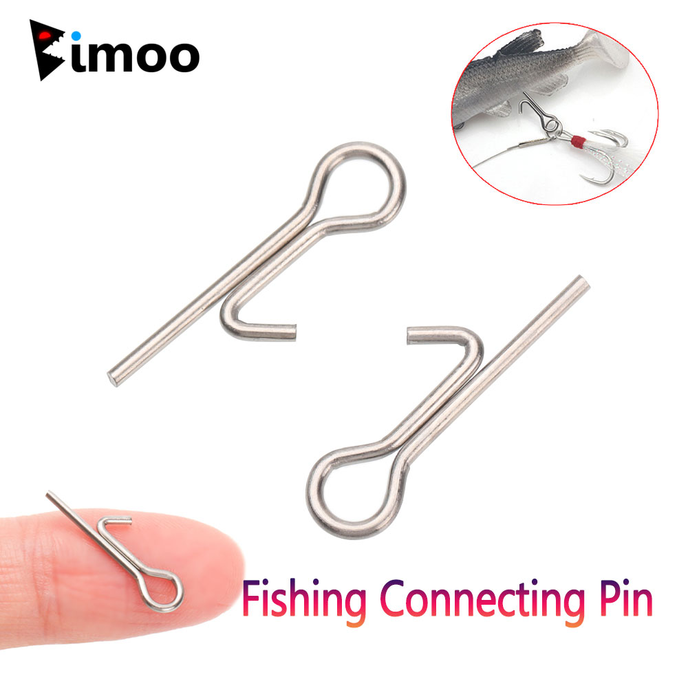 Fishing Hook Stainless Steel - 50/100 peças Pinos de Conexão e
