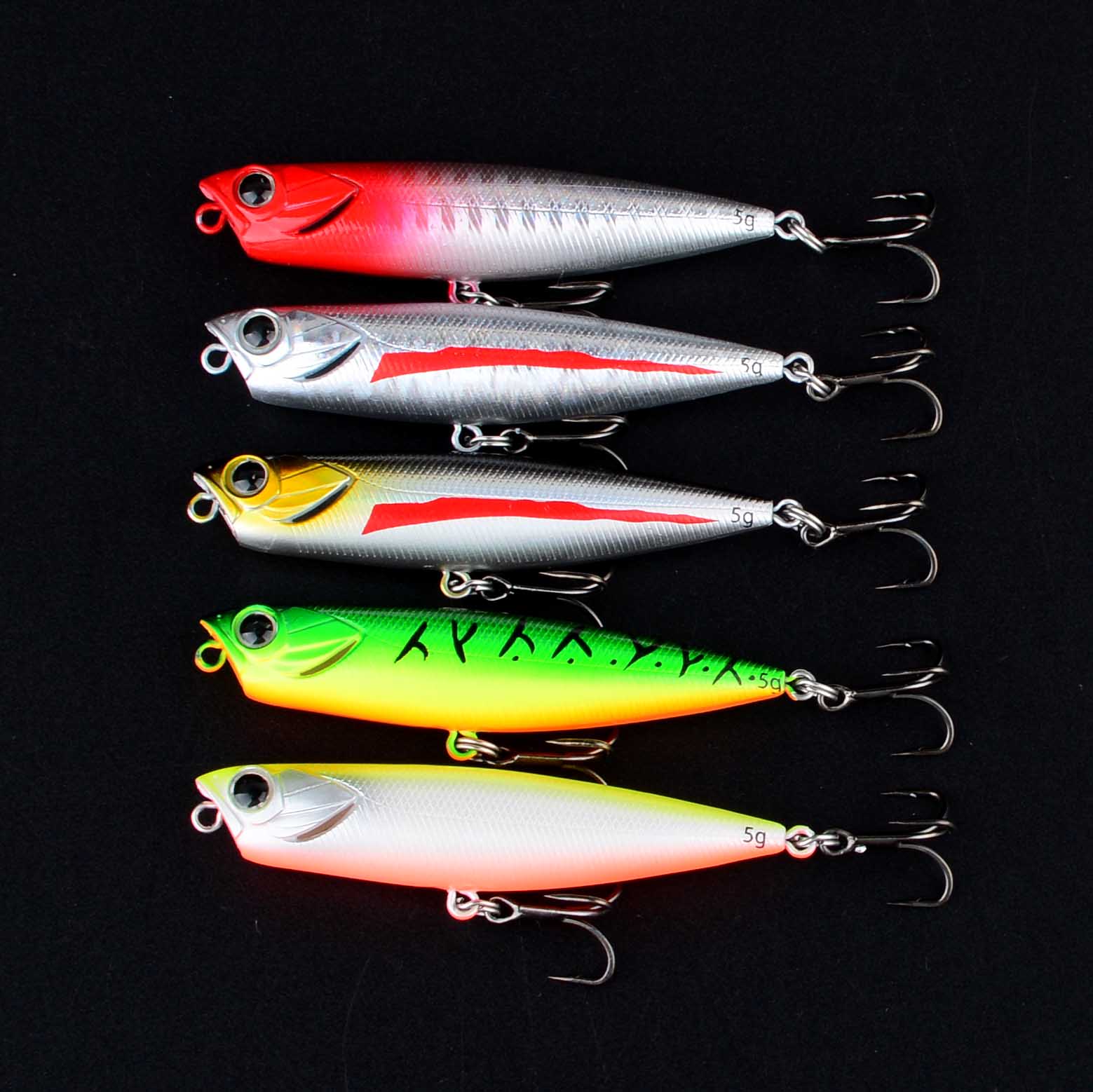 Fishing Hook Treble - 1 unidade Iscas Artificiais Popper de