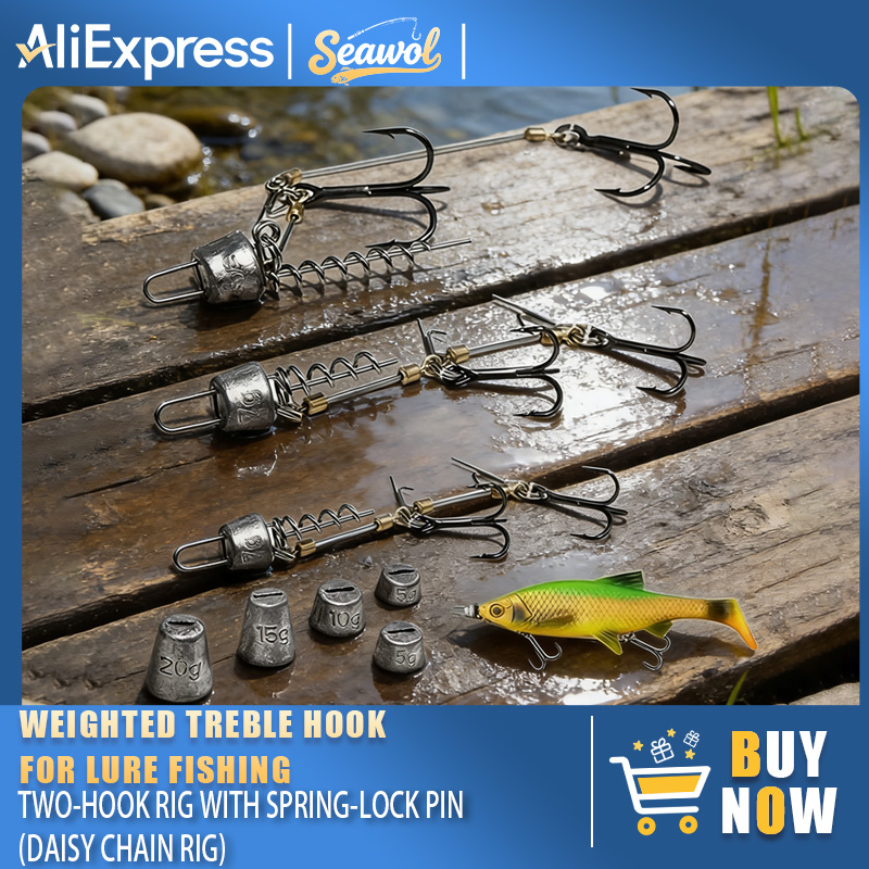 Fishing Hook Treble - Conjuntos de Anzóis de Pesca com