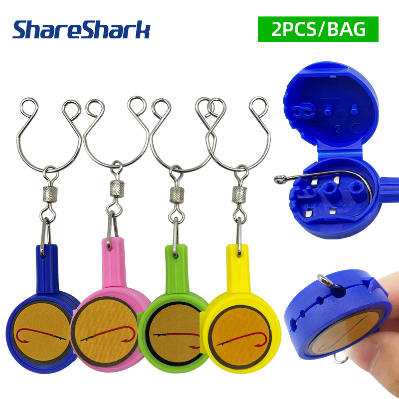 Fishing Hook Stainless Steel - ShareShark 2 peças/saco Ferramenta Rápida para