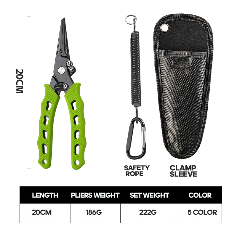 Alicate de Pesca TAIYU 5 Cores - Fishing Hook Remover avaliação e preço