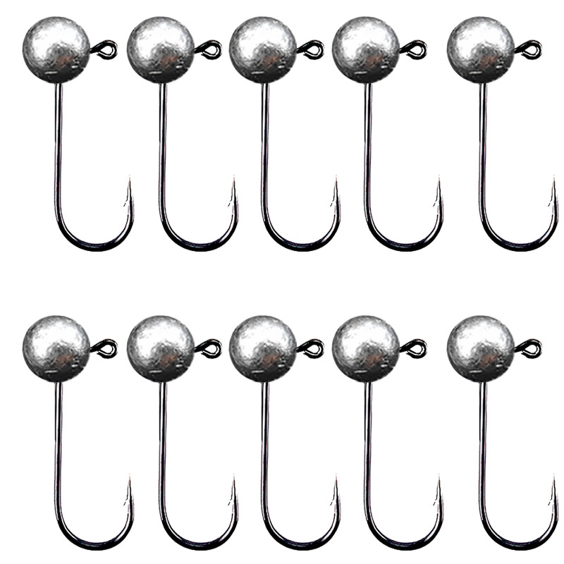 10 pçs/lote Jig Head Gancho De - Fishing Hook Barbless avaliação e preço