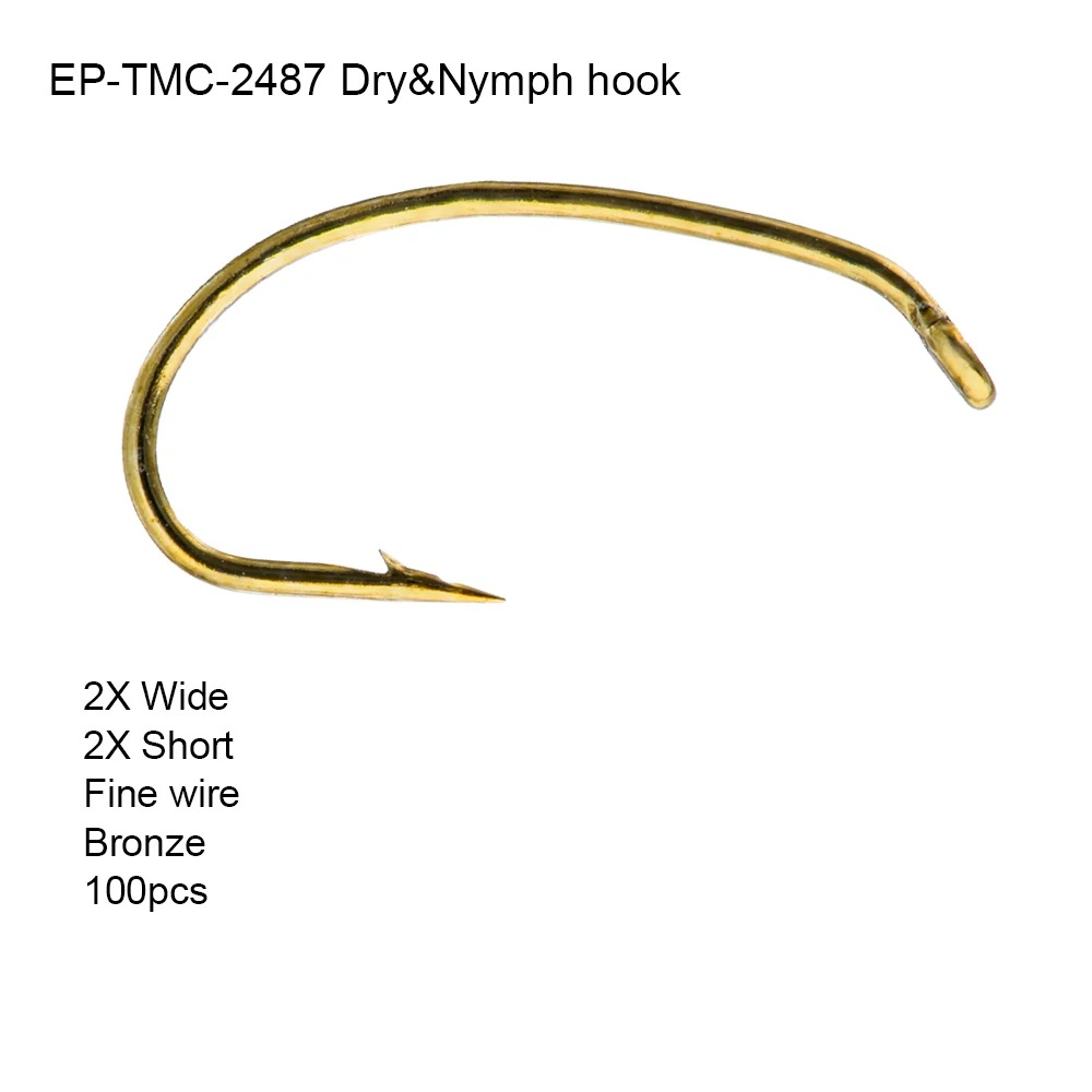 Eupheng 100pcs EP-TMC2487 Anzo - Fishing Hook Barbless avaliação e preço