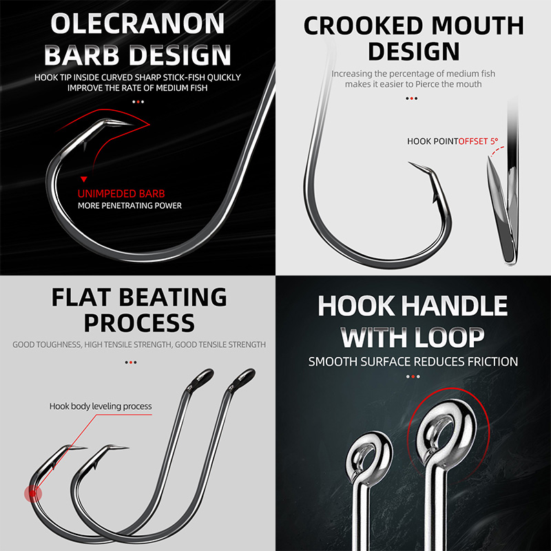 ShareShark 50 pçs/caixa 7384 G - Fishing Hook Circle avaliação e preço