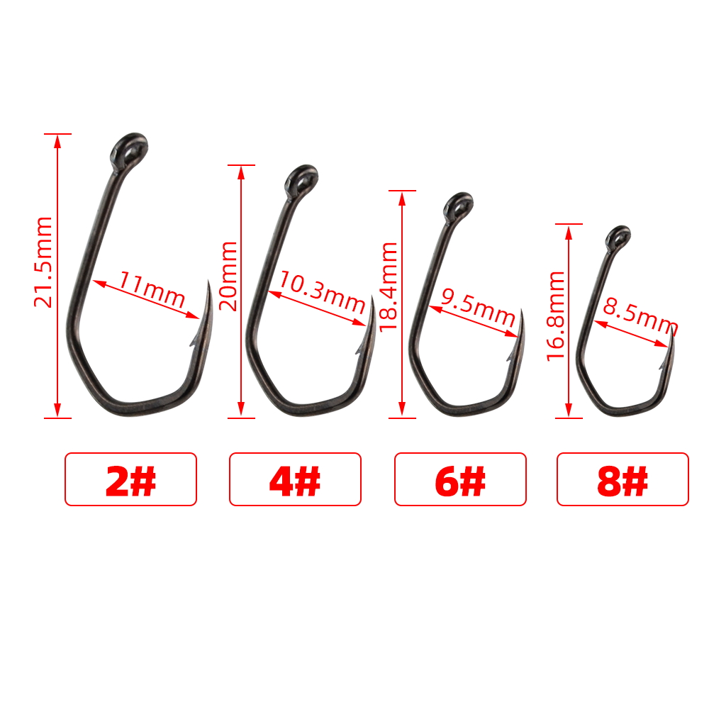 50 pçs ganchos de pesca da car - Fishing Hook Barbless avaliação e preço
